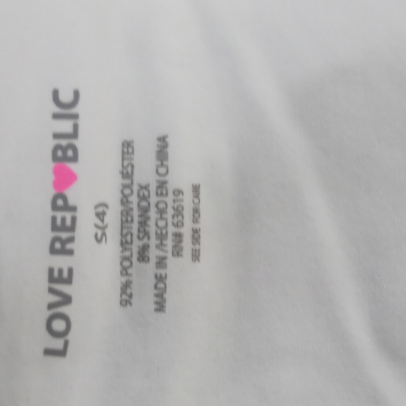 (LITTLE GIRL SIZE 4) LOVE REPUBLIC (2) TOPS - Picture 3 of 10